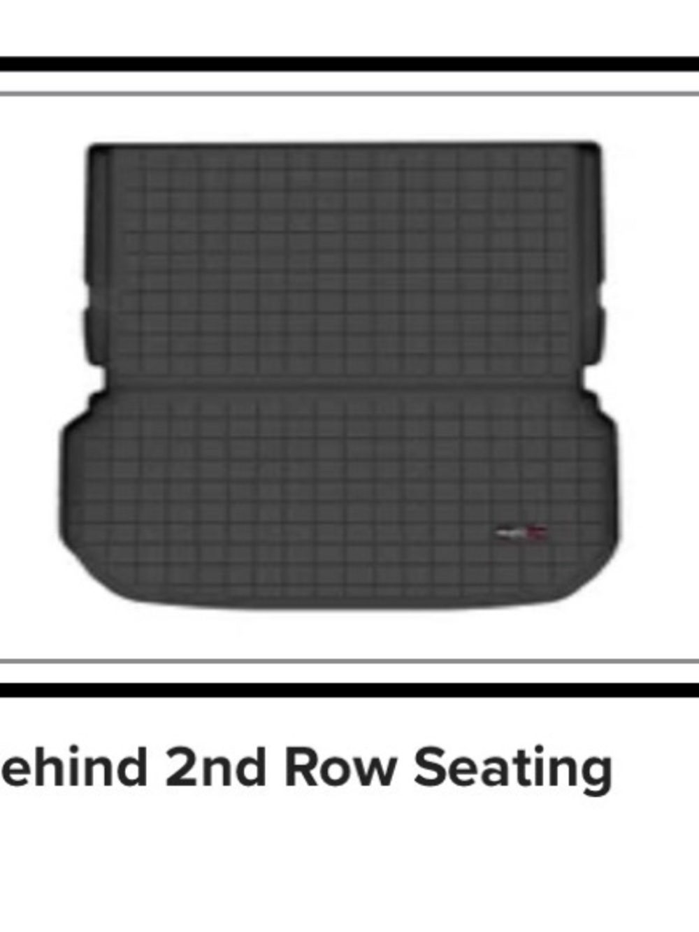 Weather Tech cargo liner